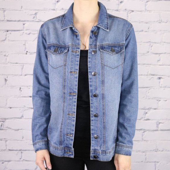 Oversized denim jacket Made in the six c2 - Picture 3 of 6